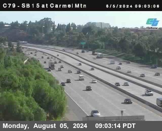 NB 15 at Carmel Mountain Rd.