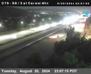 NB 15 at Carmel Mountain Rd.