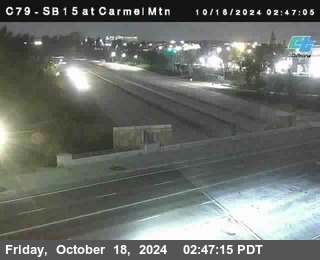 NB 15 at Carmel Mountain Rd.