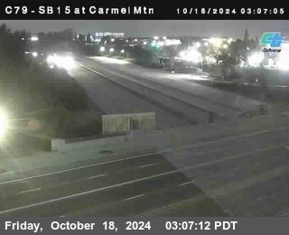 NB 15 at Carmel Mountain Rd.