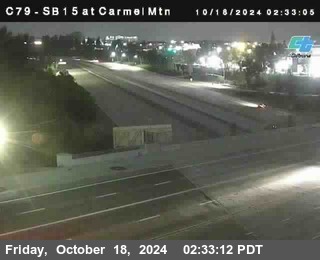 NB 15 at Carmel Mountain Rd.