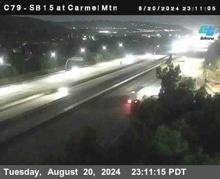 NB 15 at Carmel Mountain Rd.