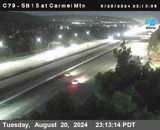 NB 15 at Carmel Mountain Rd.