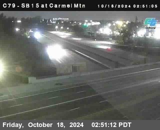 NB 15 at Carmel Mountain Rd.