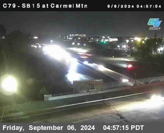 NB 15 at Carmel Mountain Rd.