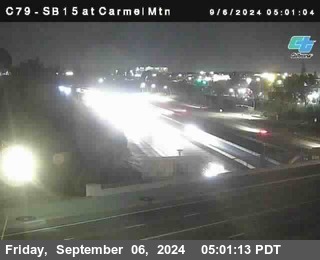 NB 15 at Carmel Mountain Rd.