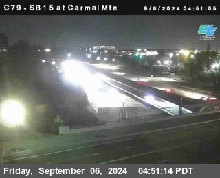 NB 15 at Carmel Mountain Rd.