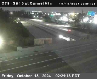 NB 15 at Carmel Mountain Rd.