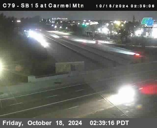 NB 15 at Carmel Mountain Rd.