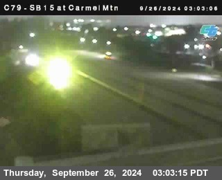 NB 15 at Carmel Mountain Rd.