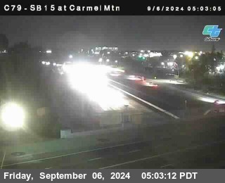 NB 15 at Carmel Mountain Rd.