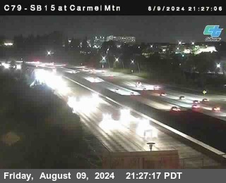 NB 15 at Carmel Mountain Rd.