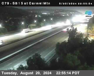 NB 15 at Carmel Mountain Rd.