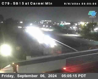 NB 15 at Carmel Mountain Rd.