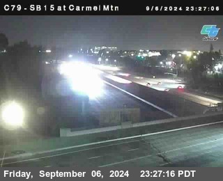 NB 15 at Carmel Mountain Rd.