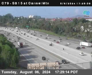 NB 15 at Carmel Mountain Rd.