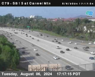 NB 15 at Carmel Mountain Rd.