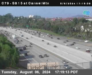 NB 15 at Carmel Mountain Rd.