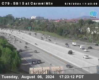 NB 15 at Carmel Mountain Rd.