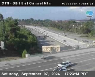 NB 15 at Carmel Mountain Rd.