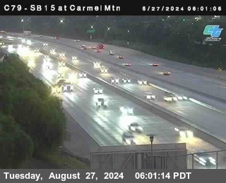 NB 15 at Carmel Mountain Rd.