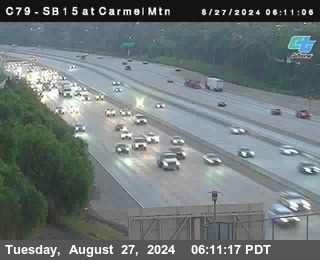 NB 15 at Carmel Mountain Rd.