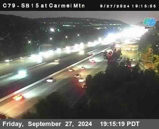 NB 15 at Carmel Mountain Rd.