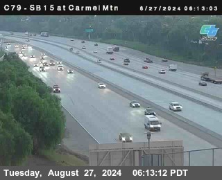 NB 15 at Carmel Mountain Rd.