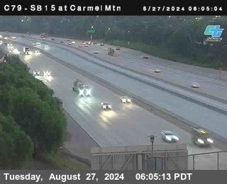 NB 15 at Carmel Mountain Rd.