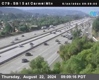 NB 15 at Carmel Mountain Rd.