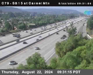 NB 15 at Carmel Mountain Rd.