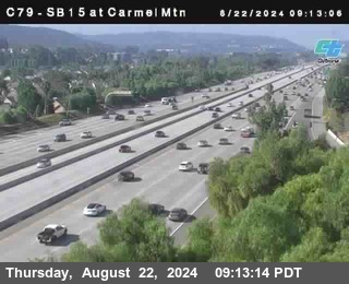 NB 15 at Carmel Mountain Rd.