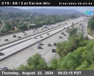 NB 15 at Carmel Mountain Rd.