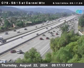 NB 15 at Carmel Mountain Rd.