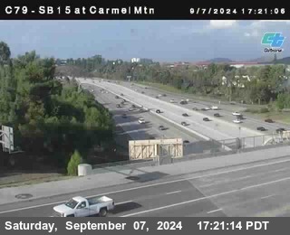 NB 15 at Carmel Mountain Rd.