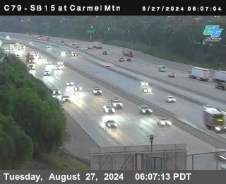 NB 15 at Carmel Mountain Rd.