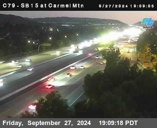 NB 15 at Carmel Mountain Rd.