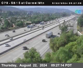 NB 15 at Carmel Mountain Rd.