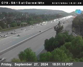 NB 15 at Carmel Mountain Rd.