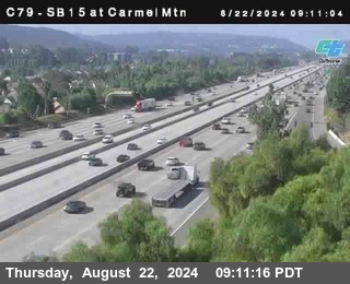 NB 15 at Carmel Mountain Rd.