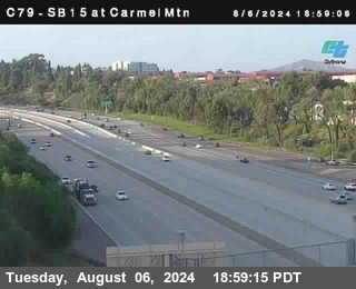 NB 15 at Carmel Mountain Rd.