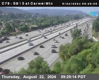 NB 15 at Carmel Mountain Rd.