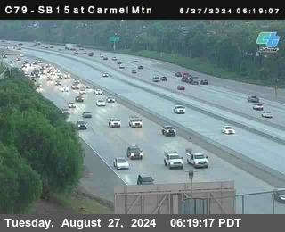 NB 15 at Carmel Mountain Rd.