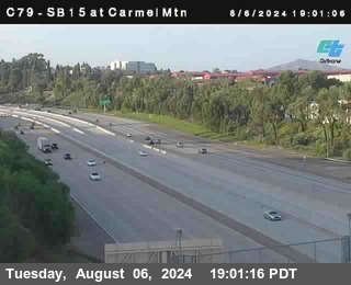 NB 15 at Carmel Mountain Rd.