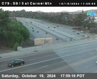 NB 15 at Carmel Mountain Rd.