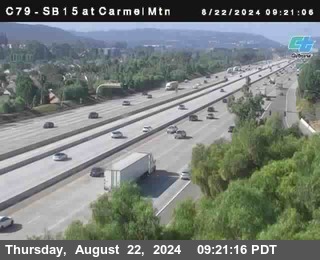 NB 15 at Carmel Mountain Rd.