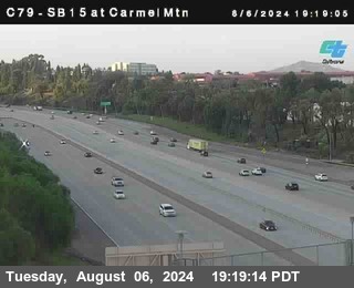 NB 15 at Carmel Mountain Rd.