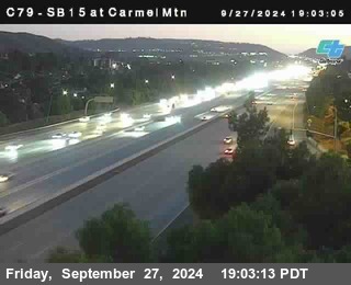 NB 15 at Carmel Mountain Rd.