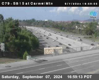 NB 15 at Carmel Mountain Rd.