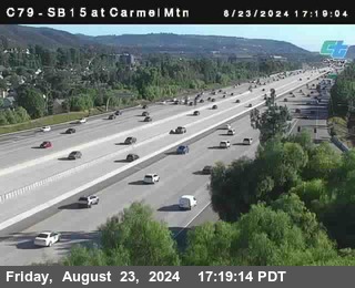 NB 15 at Carmel Mountain Rd.